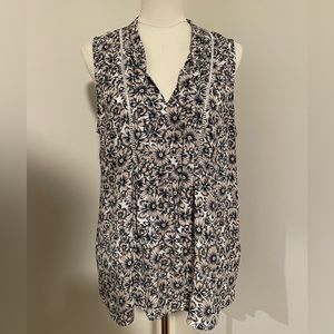 Banana Republic floral tank‎ L